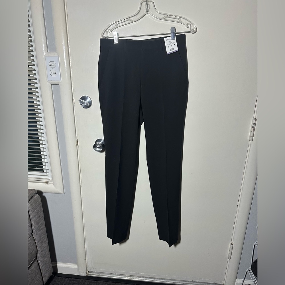 Calvin Klein Men's Classic Black Dress Pants